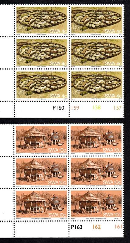 South-West Africa 1977/07/15 Owambo Traditions Control Block Set