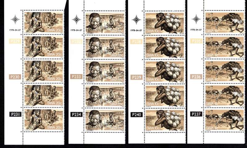 South-West Africa 1978/04/14 The Bushman Control Block Set