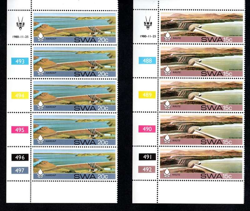South-West Africa 1980/11/25 Water Conservation Control Block Set