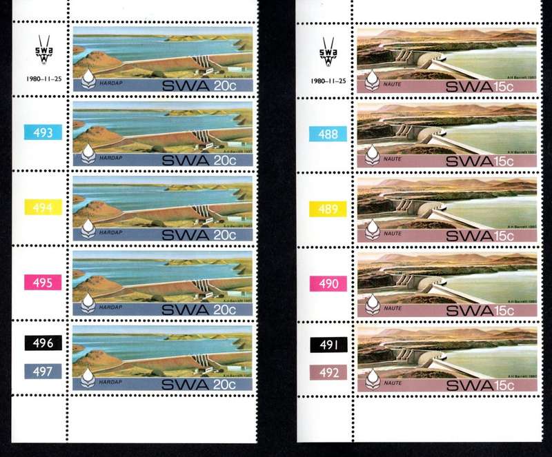 South-West Africa 1980/11/25 Water Conservation Control Block Set