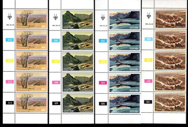 South-West Africa 1981/03/20 Fish River Canyon Control Block Set
