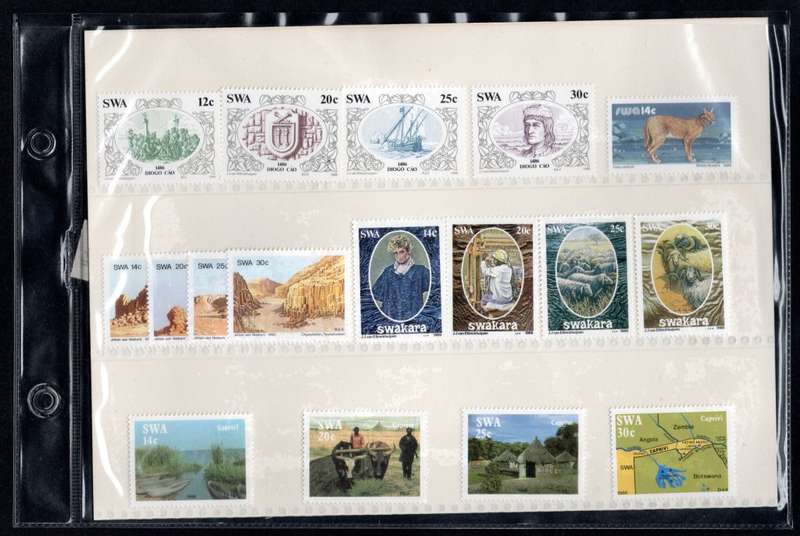 South-West Africa 1986 Special Postage Stamp Issues Mounted Set