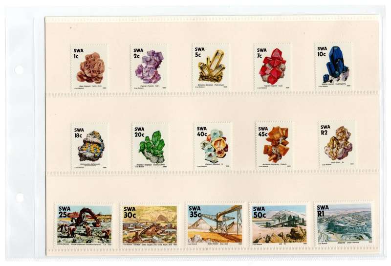 South-West Africa Fourth definitive series Mounted Set