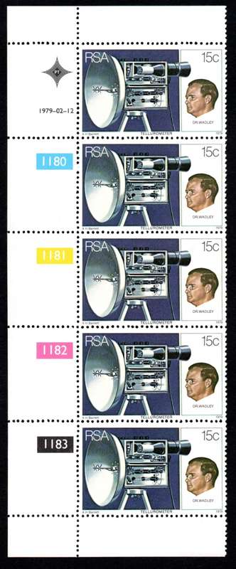 RSA 1979/2/12 Invention of the Tellurometer Control Blocks