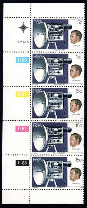 RSA 1979/2/12 Invention of the Tellurometer Control Blocks