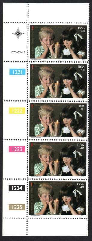 RSA 1979/09/13 50th Anniversary of the SA Christmas Fund Control Blocks