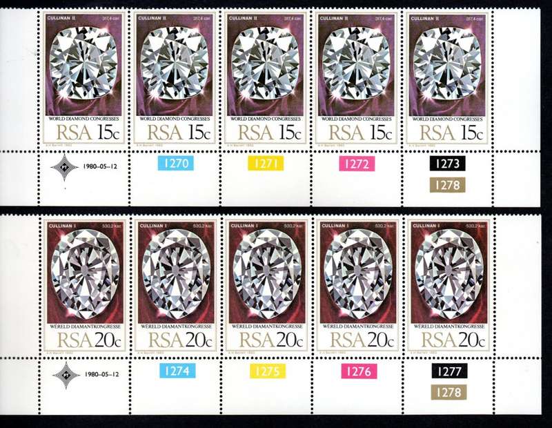 RSA 1980/05/12 World Diamond Congress Control Blocks