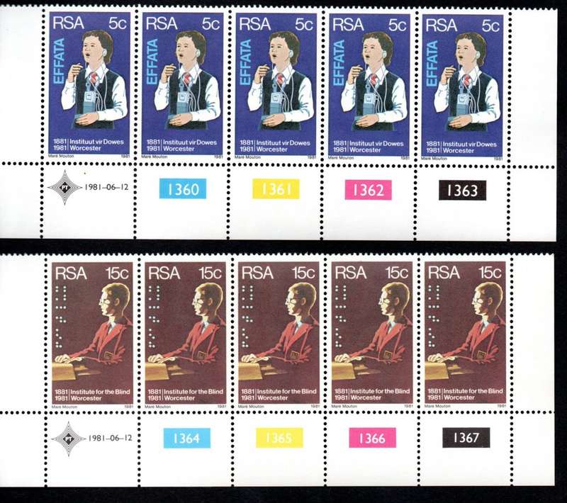 RSA 1981/06/12 Centenary of Institutes for the Deaf and Blind Control Blocks