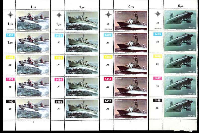 RSA 1982/04/02 Anniversary of Simonstown S Africa`s Navy Base Control Blocks
