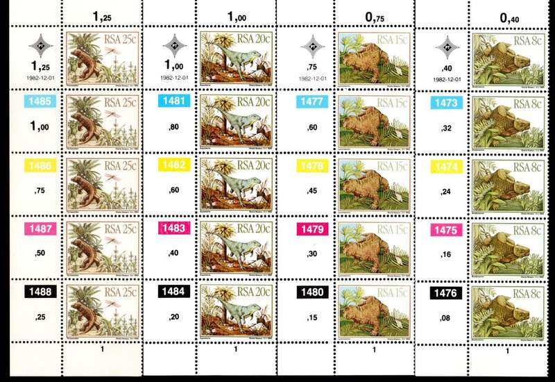 RSA 1982/12/01 Prehistoric Animals Control Blocks