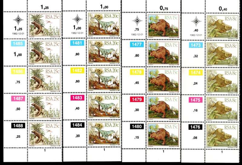 RSA 1982/12/01 Prehistoric Animals Control Blocks