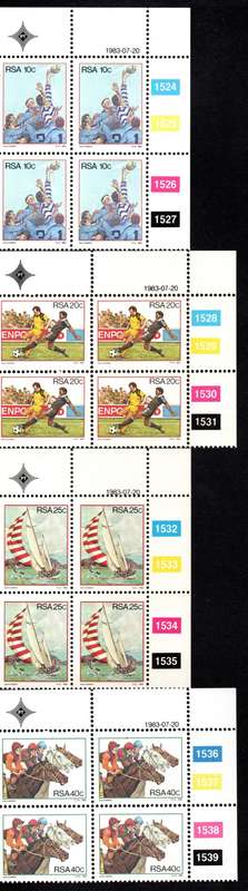 RSA 1983/07/20 Sport Activities in SA Control Blocks