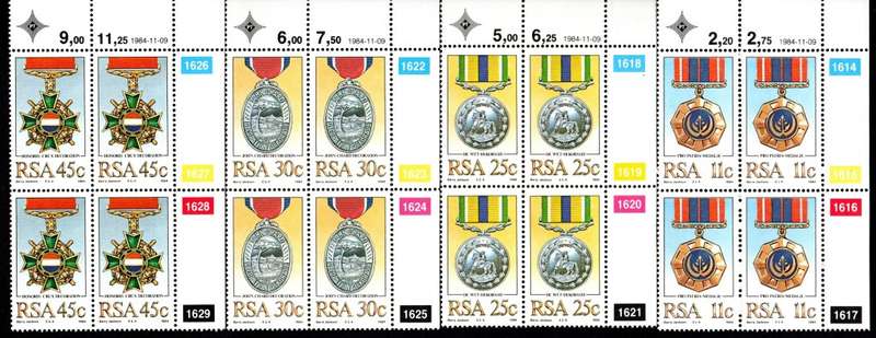 RSA 1984/11/09 Military Decorations Control Blocks
