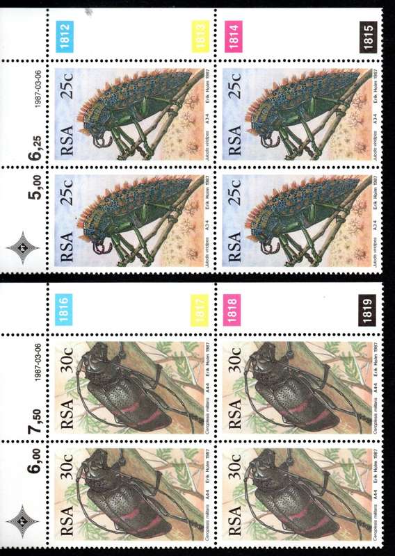 RSA 1987/03/06 South African Beetles Control Blocks
