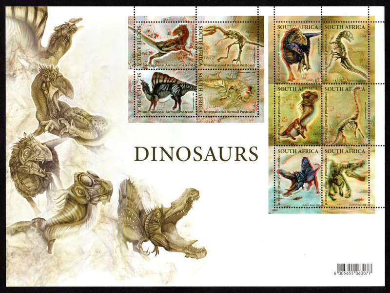 RSA 2009/11/02 3D Dinosaurs Sheetlet