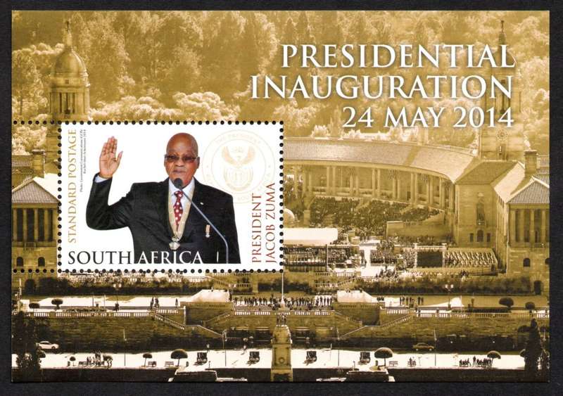 RSA 2014/08/15 President Inauguration Miniature Sheet