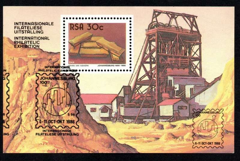 RSA 1986/09/25 Philatelic Foundation SAF1 Miniature Sheet