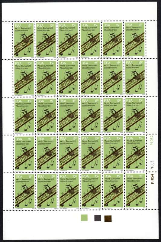 RSA 1976/04/06 SA Winners of World Bowls Championships Complete Sheet 30