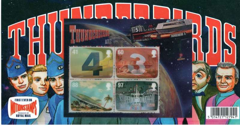 GB 2011/01/11 The Genius of Gerry Anderson : Thunderbirds Stamps & Motion Stamps