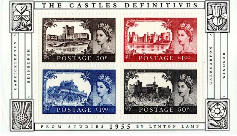 GB 2005 The Castles Definitives 1955 Miniature Sheet