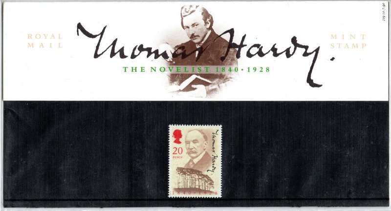 GB 1990/07/10 The Novelist Thomas Hardy Stamp