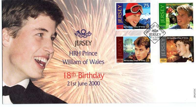 GB 2003/06/17 HRH Prince William of Wales 18th Birthday FDC