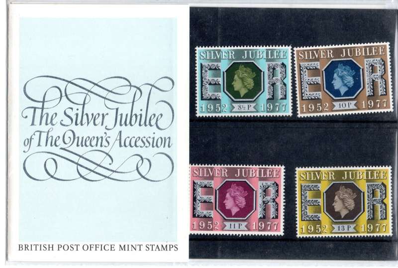GB 1977/05/11 The Silver Jubilee of The Queen`s Accession Stamps