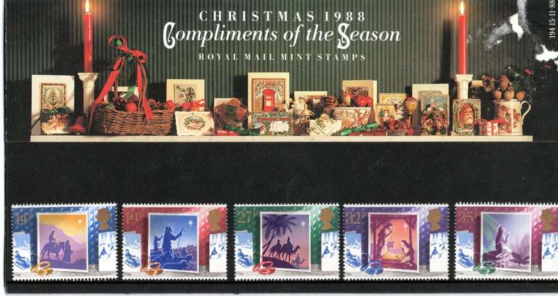 GB 1988 Christmas 1988 Stamps