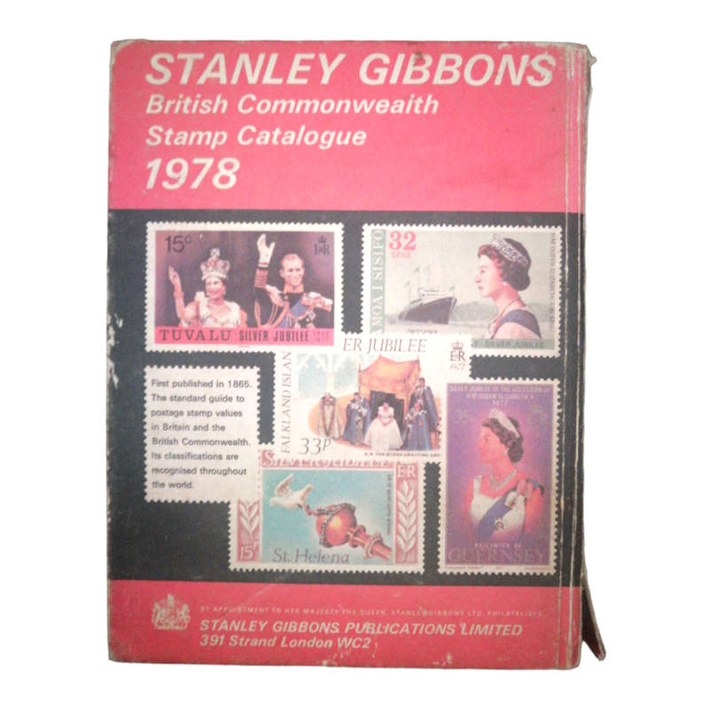 1978 Stanley Gibbons British Commonwealth Stamp Catalogue Hardcover w/o Dustjacket