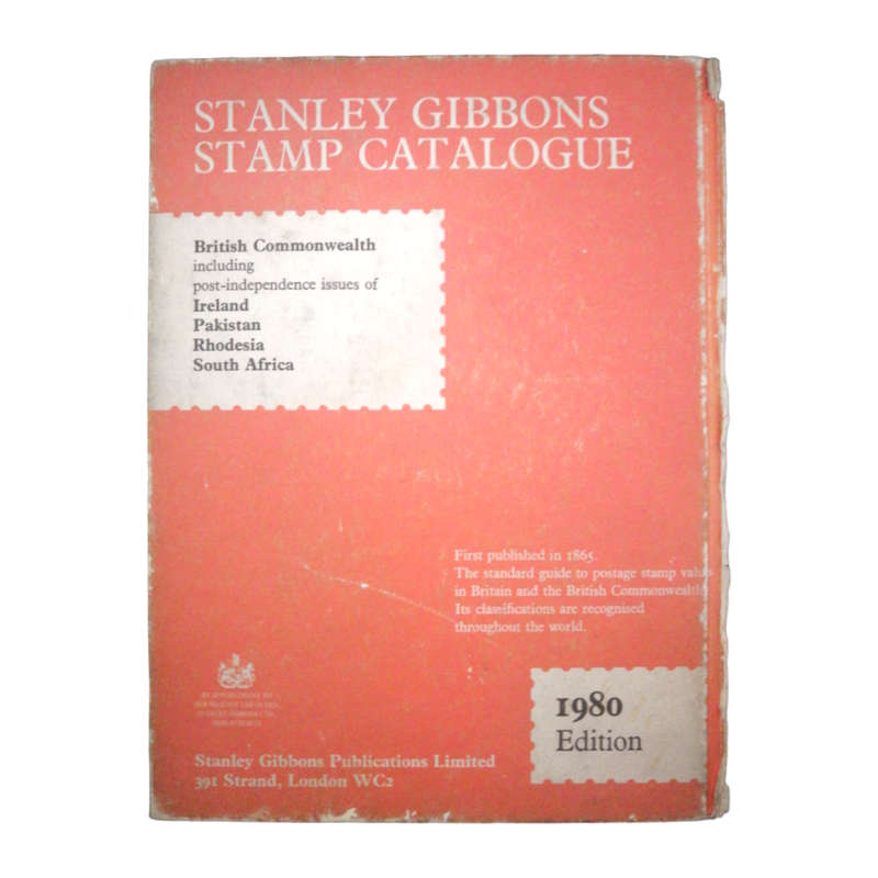 1980 Stanley Gibbons Stamp Catalogue- Part 1- British Commonwealth Hardcover w/o Dustjacket