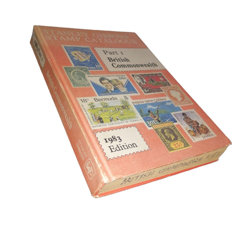 1983 Stanley Gibbons Stamp Catalogue- Part 1- British Commonwealth Hardcover w/o Dustjacket