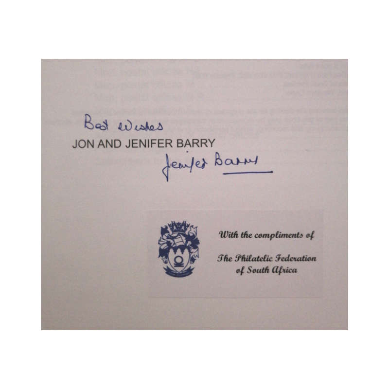1998 The Postmarks Of Rhodesia 1888 - 1980 by Jon and Jenifer Barry Hardcover w/Dustjacket