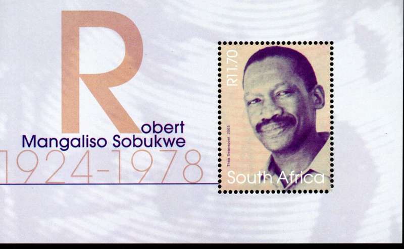 RSA 2003/09/24 Robert Mangaliso Sobukwe Miniature Sheet