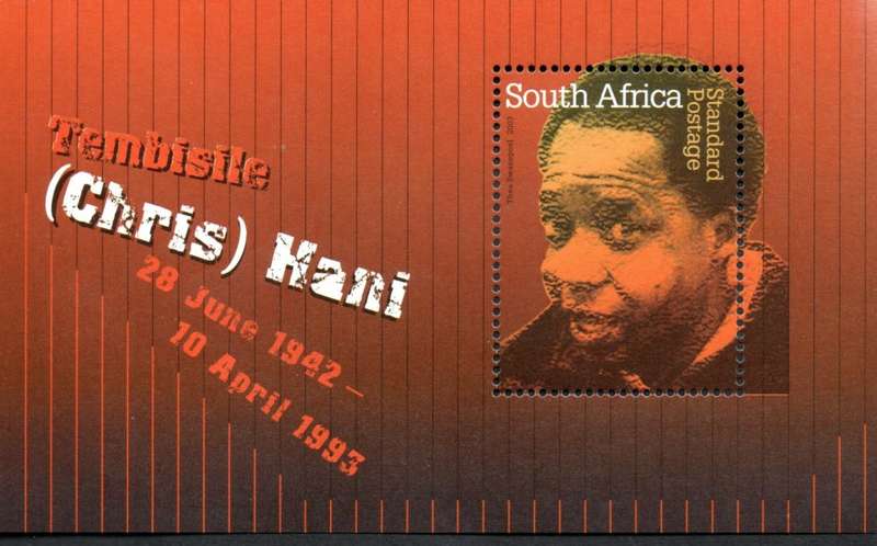 RSA 2003/04/27 Chris Hani Miniature Sheet