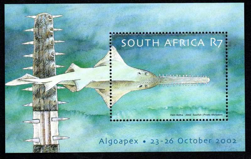 RSA 2002/10/23 Algoapex Stamp Exhibition Miniature Sheet