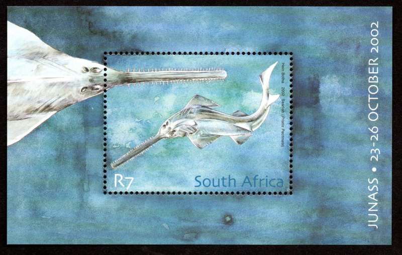 RSA 2002/10/23 Junass Stamp Exhibition Miniature Sheet