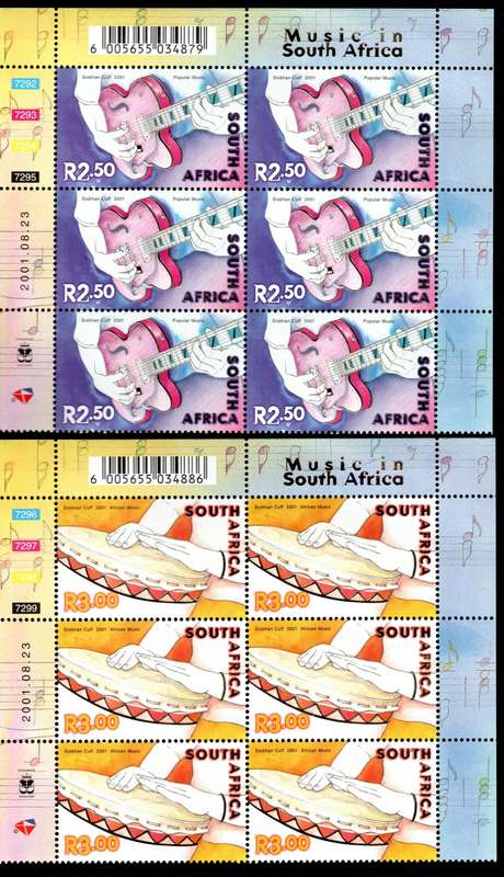 RSA 2001/08/23 Celebration of Music in South Africa Control Block Set