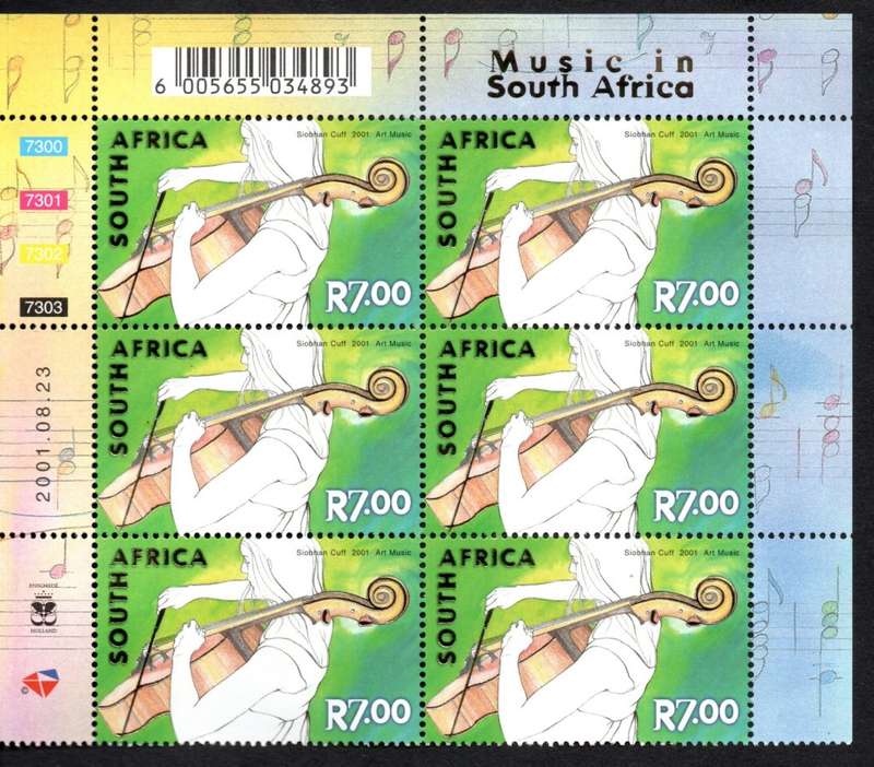 RSA 2001/08/23 Celebration of Music in South Africa Control Block Set