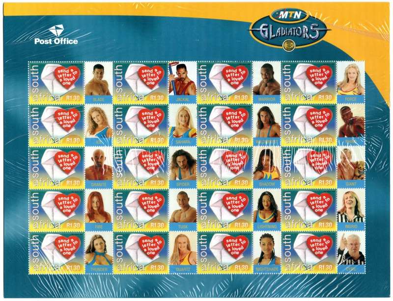 RSA 2000/11/15 Gladiator sheet of 20