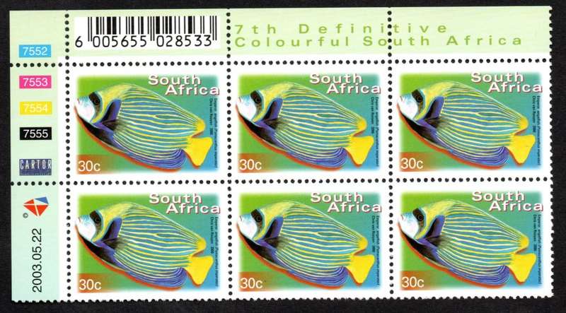 RSA 2003/05/22 7th Definitive Issue 30c Control Blocks