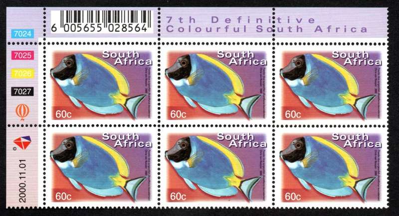 RSA 2000/11/01 7th Definitive Issue 60c Control Blocks