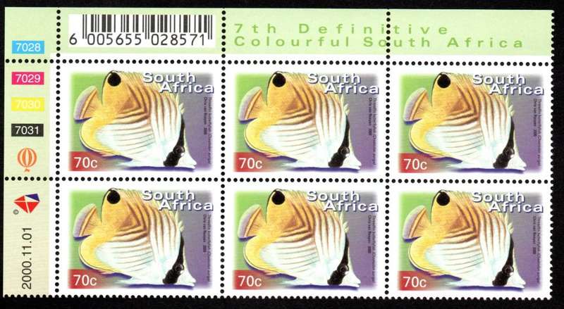 RSA 2000/11/01 7th Definitive Issue 70c Control Blocks