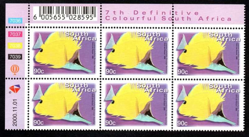 RSA 2000/11/01 7th Definitive Issue 90c Control Blocks