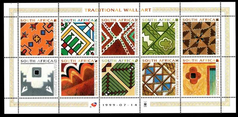 RSA 1999/07/14 Traditional Wall Art Sheetlet of 10