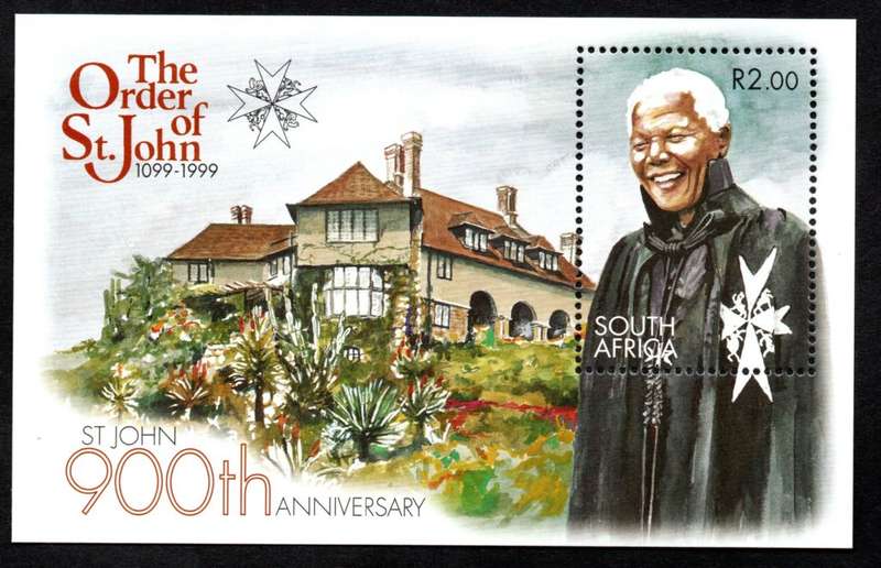 RSA 1999/06/23 The Order of St. John`s 900th Anniversary Miniature Sheet