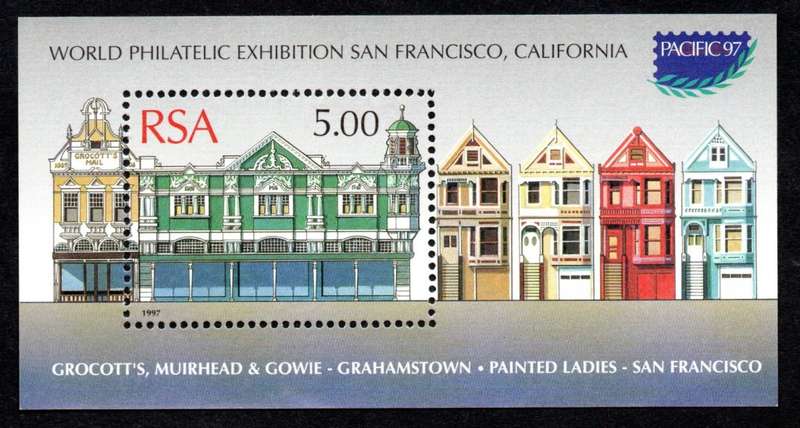 RSA 1997/05/29 World Philatelic Exhibition San Francisco Pacific Miniature Sheet
