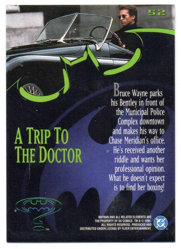 Fleer Ultra 95 DC Comics Batman Forever  - 52 A Trip to the Doctor