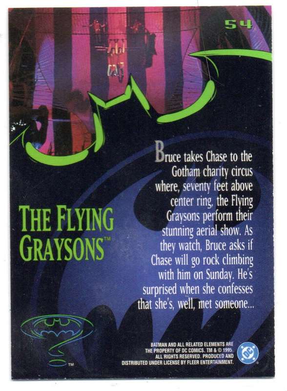 Fleer Ultra 95 DC Comics Batman Forever  - 54 The Flying Graysons