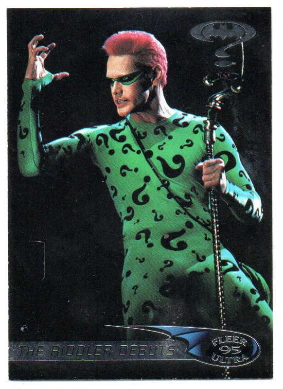 Fleer Ultra 95 DC Comics Batman Forever  - 70 The Riddler Debuts