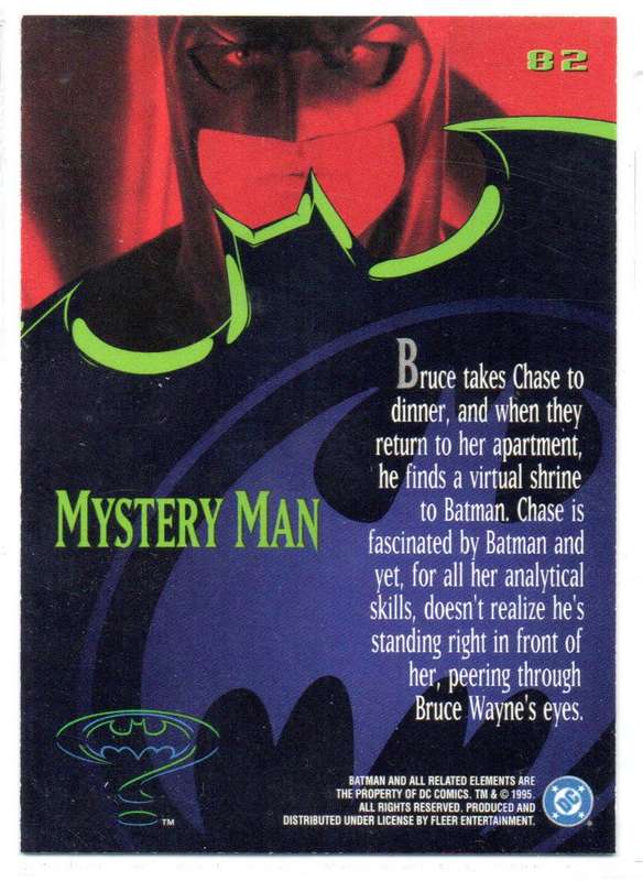 Fleer Ultra 95 DC Comics Batman Forever  - 82 Mystery Man
